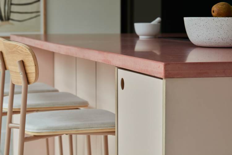 Arpa - Victoria Home Kitchen - Verde Pino, Rosa Bourbon