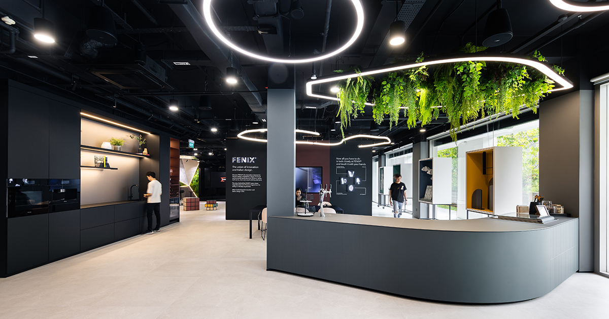 The new Formica Singapore showroom | FENIX materials and solutions for ...