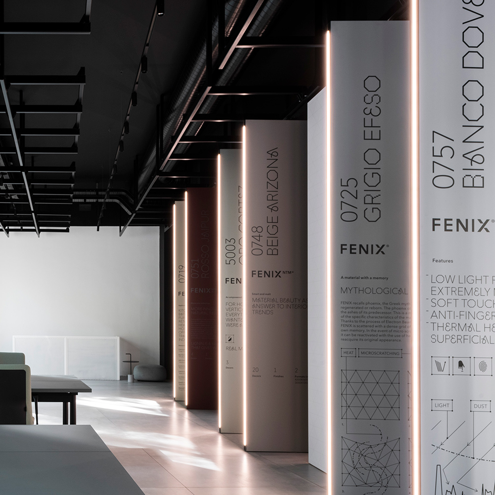 FENIX materials and solutions for interior design