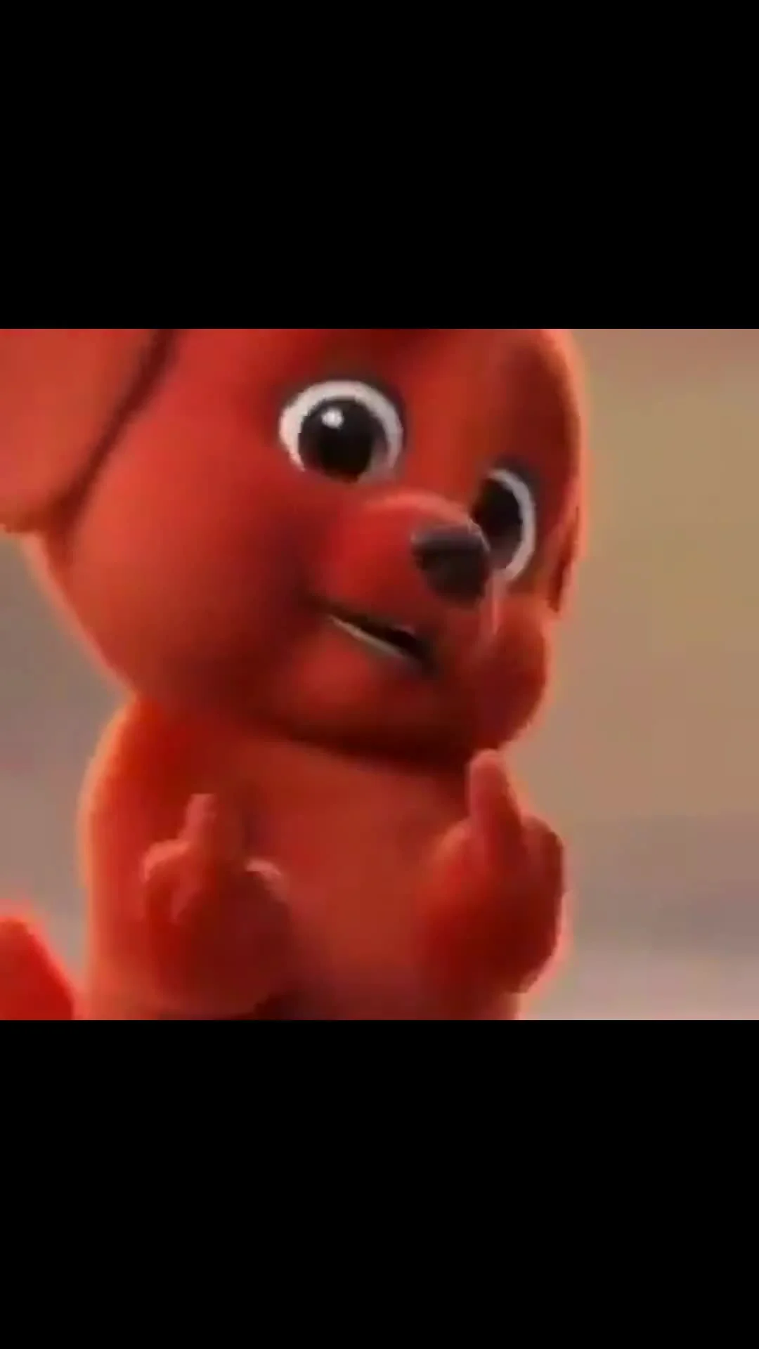 Red Panda Cartoon Middle Finger