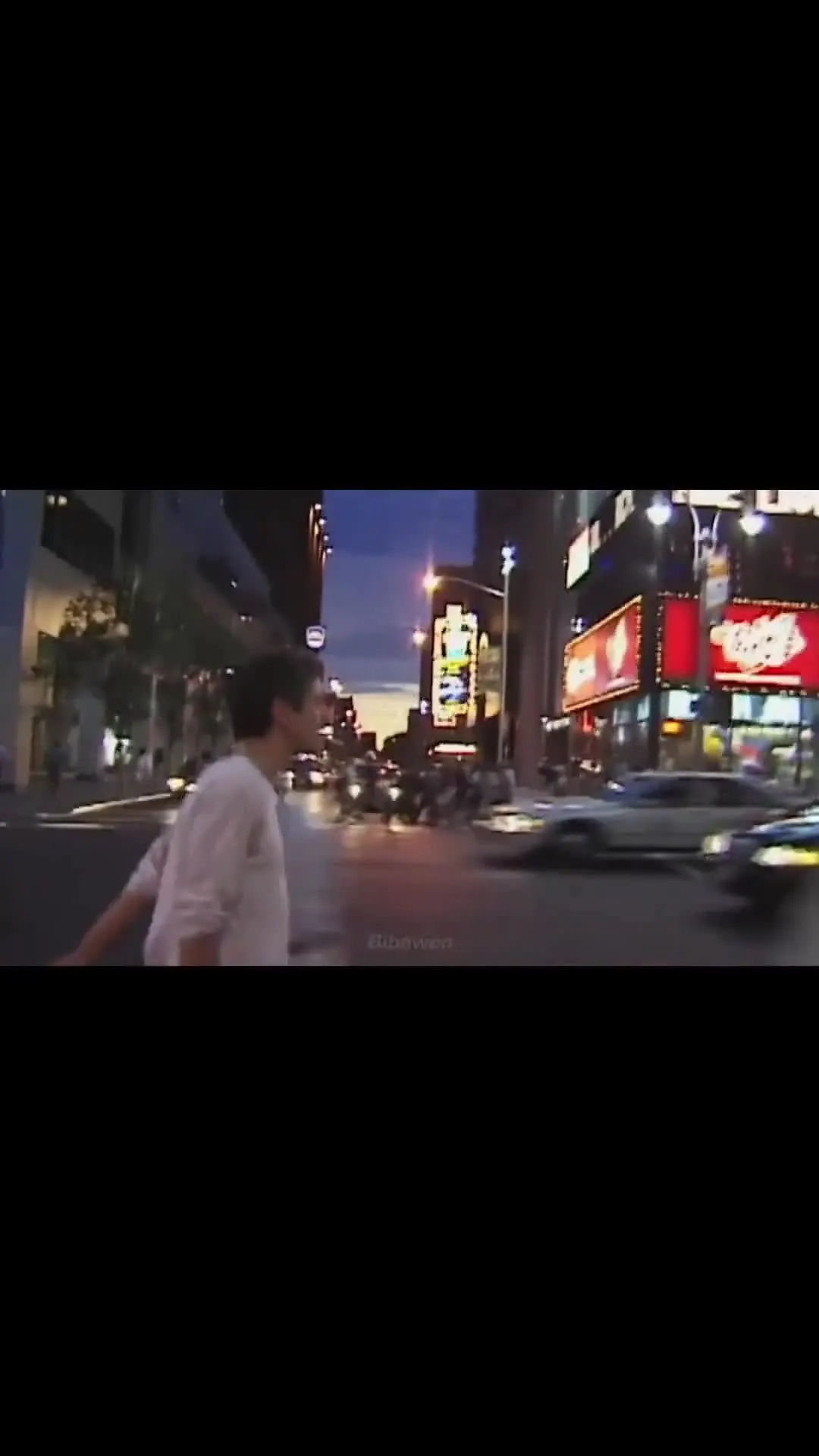 Walking Through Streets At night