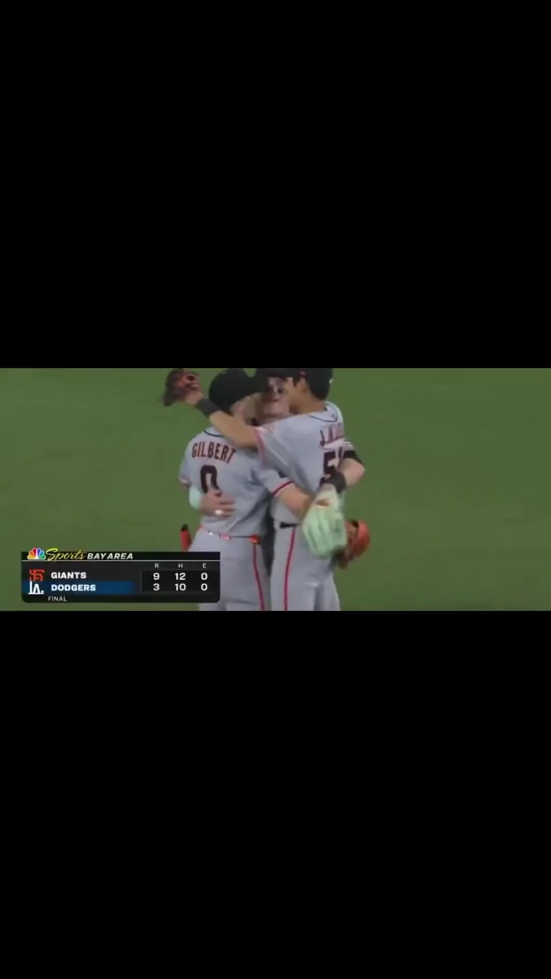 Baseball players humping each other