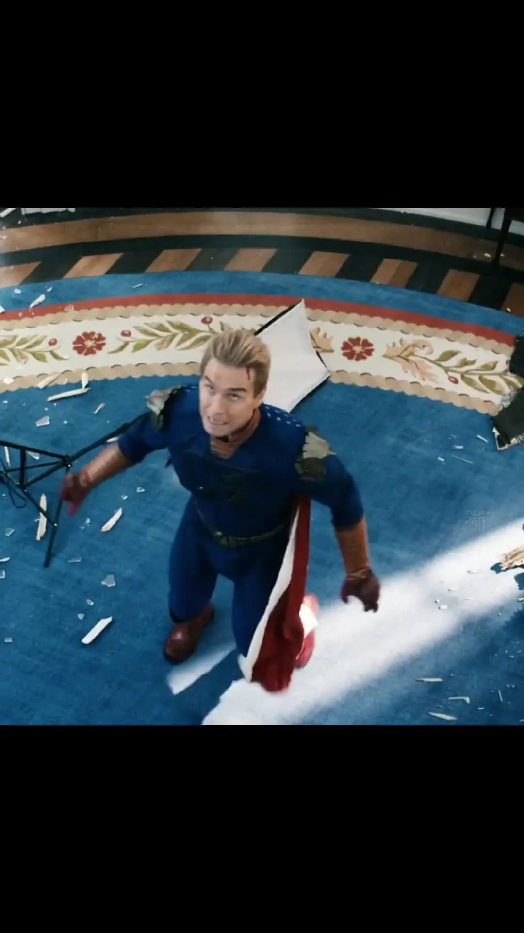Homelander trying to fly
