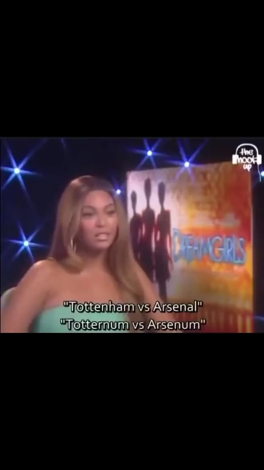 Beyoncé Struggling to Pronounce Tottenham vs Arsenal