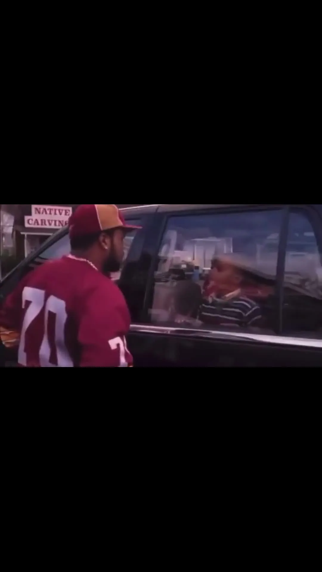Kid Calling Ice Cube a Nasty Man Through Car Window
