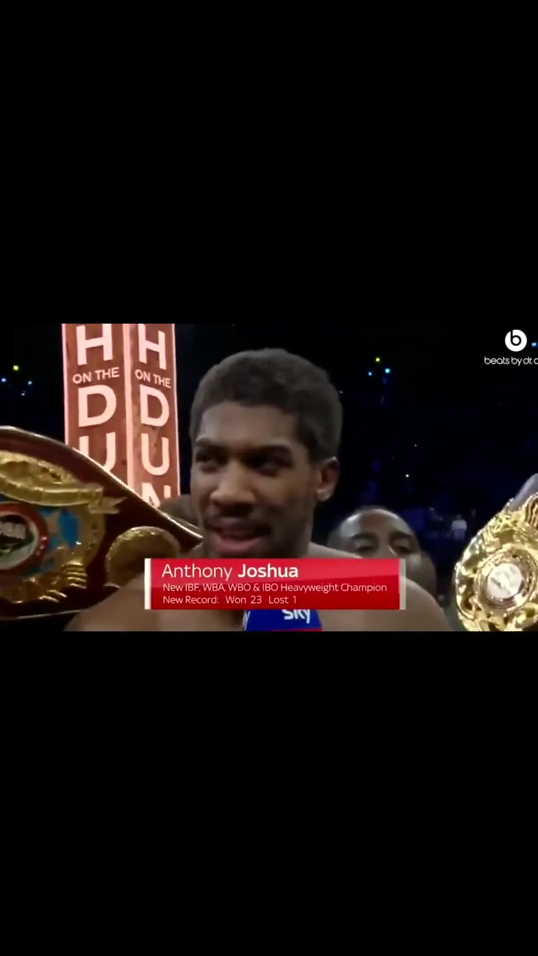 Anthony Joshua Had to Do It Twice