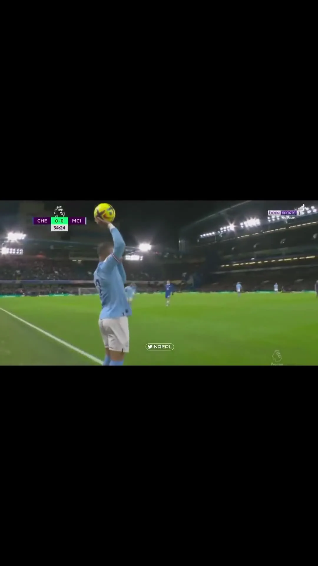 Long Dramatic Throw-In to Open Play