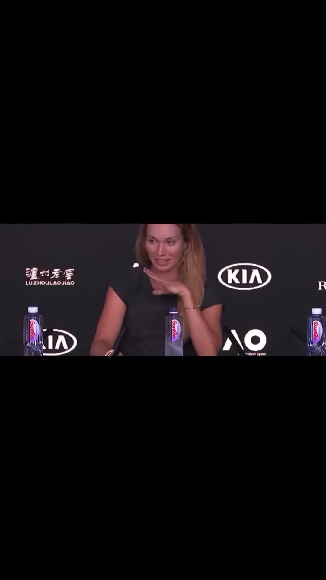 Danielle Collins Confident Laugh Press Conference