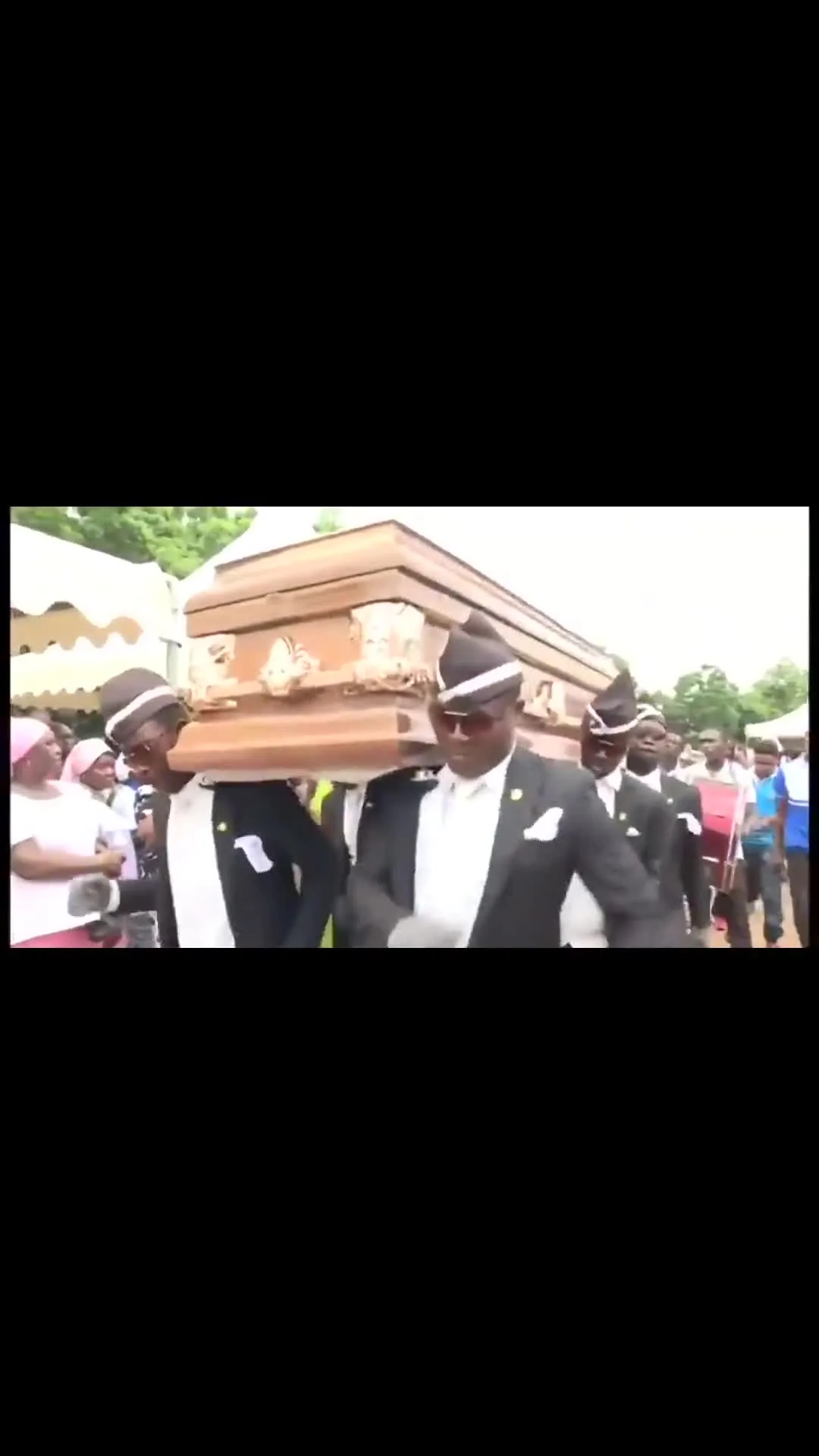 Ghanaian Dancing Pallbearers Coffin Dance Meme