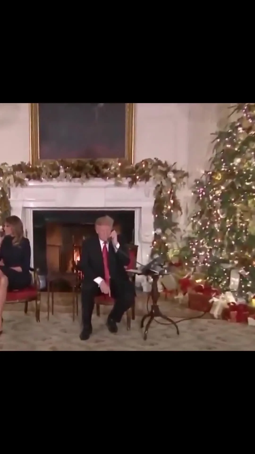 Trump Questions Kid's Belief in Santa