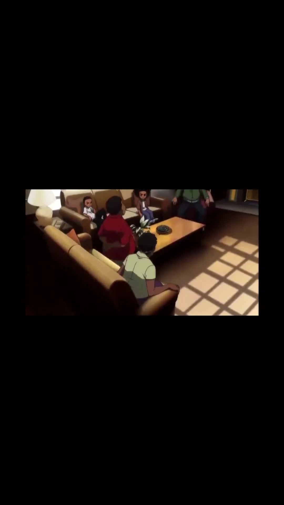 Boondocks Forced Apology on the Couch
