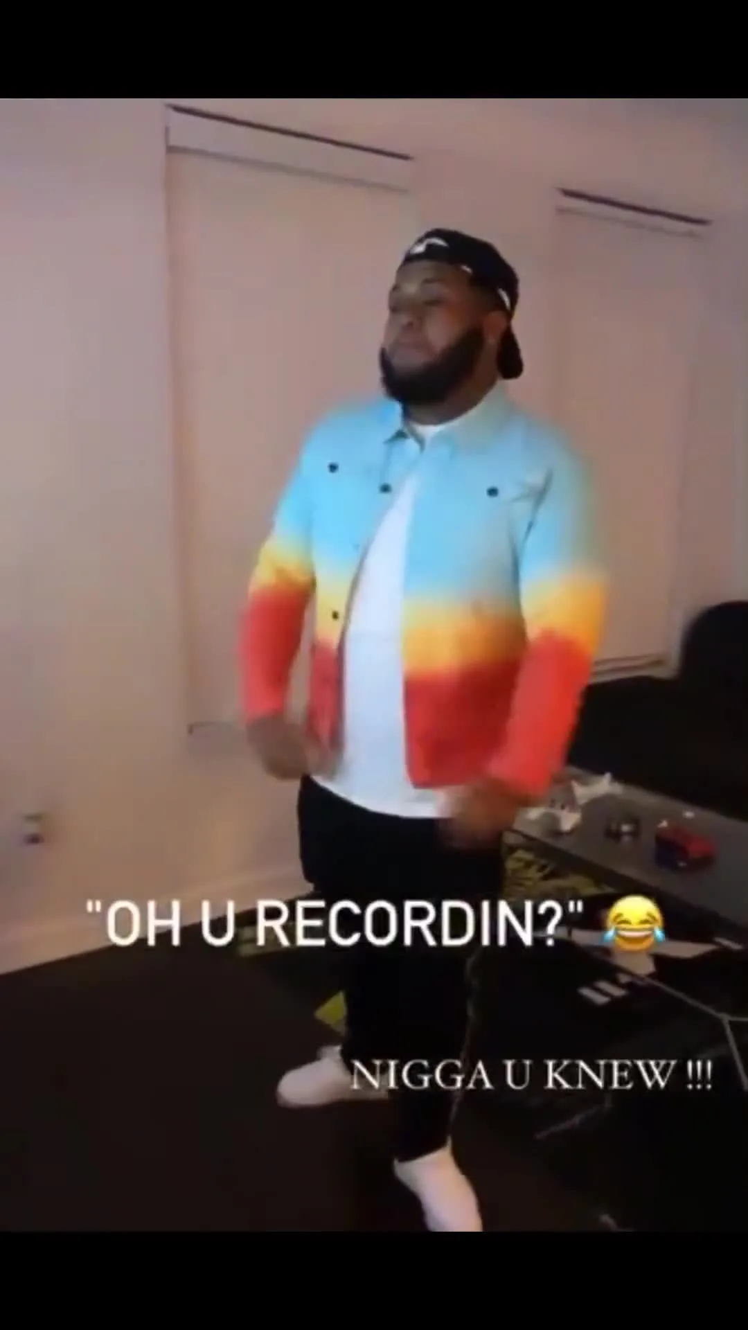 Druski 'Oh U Recording?' Pretend Surprise Dance
