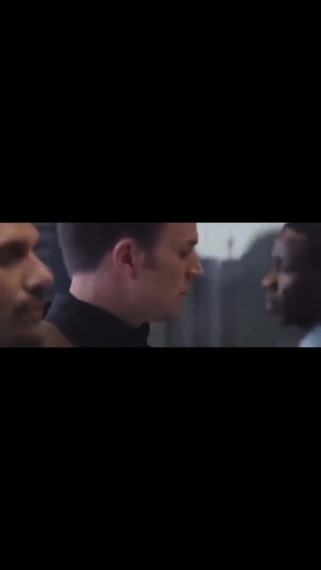 Captain America Elevator Tension Stare