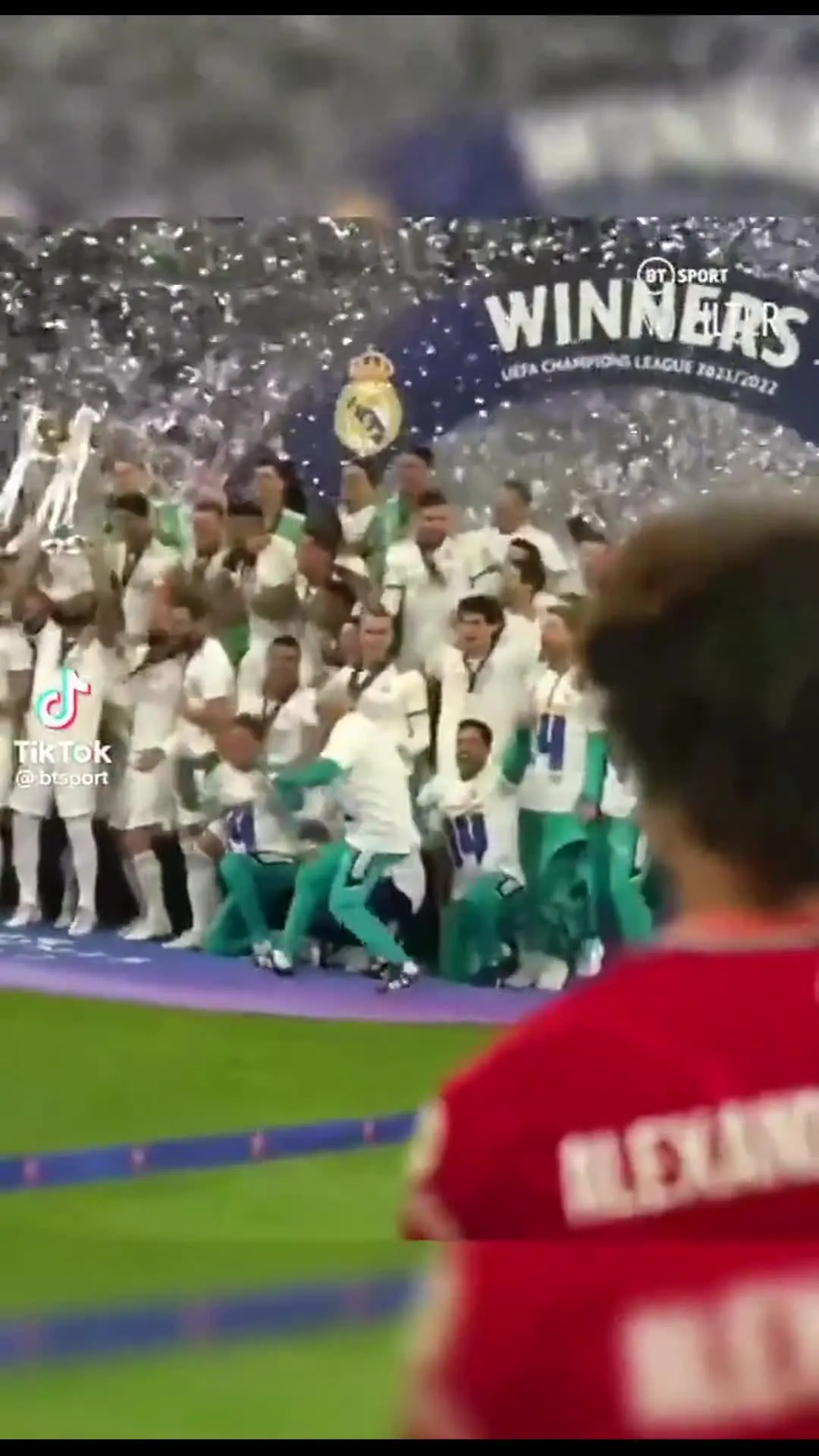 Trent Alexander-Arnold Watches Real Madrid Celebrate