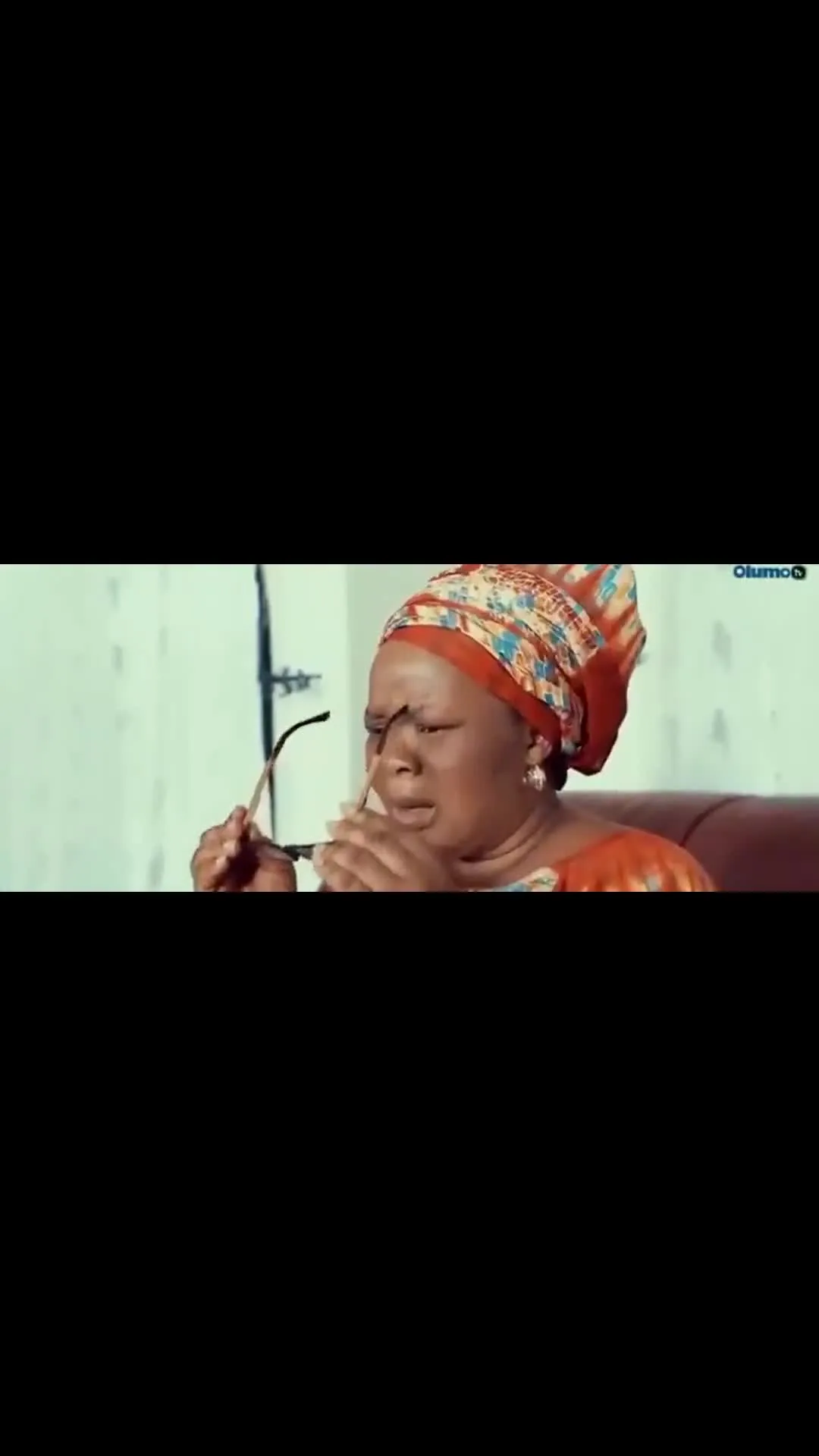Nollywood Woman Reacting in Shock and Distress