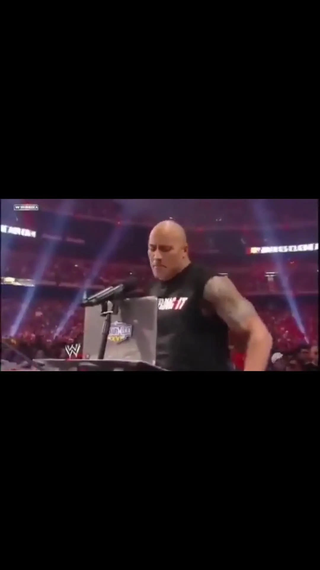 The Rock Slams Laptop Off Podium