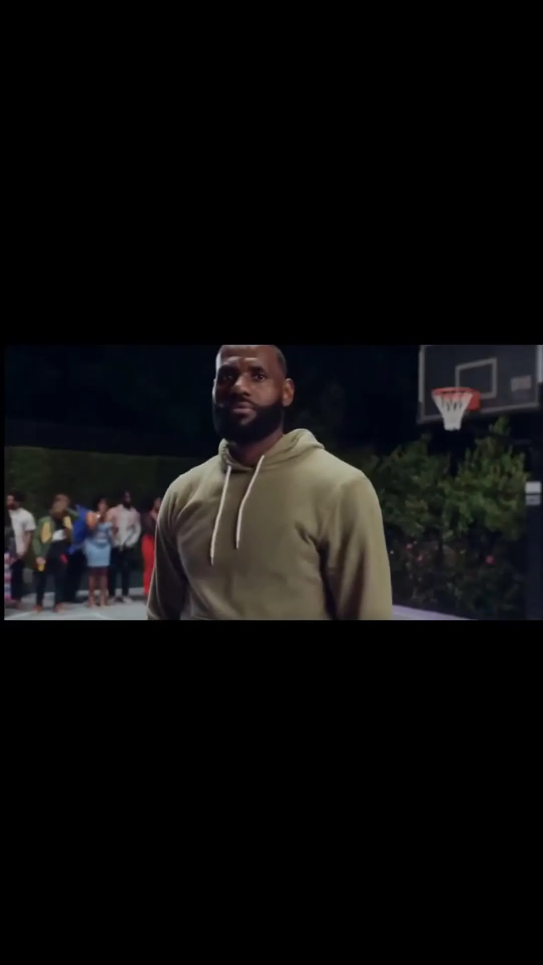 LeBron James Turning and Walking Away