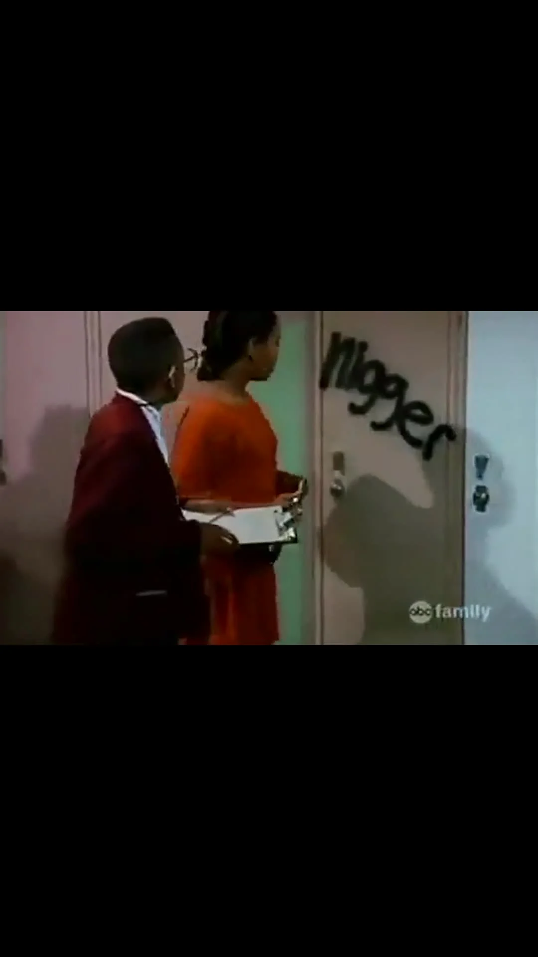 Laura and Urkel Discover Racist Graffiti