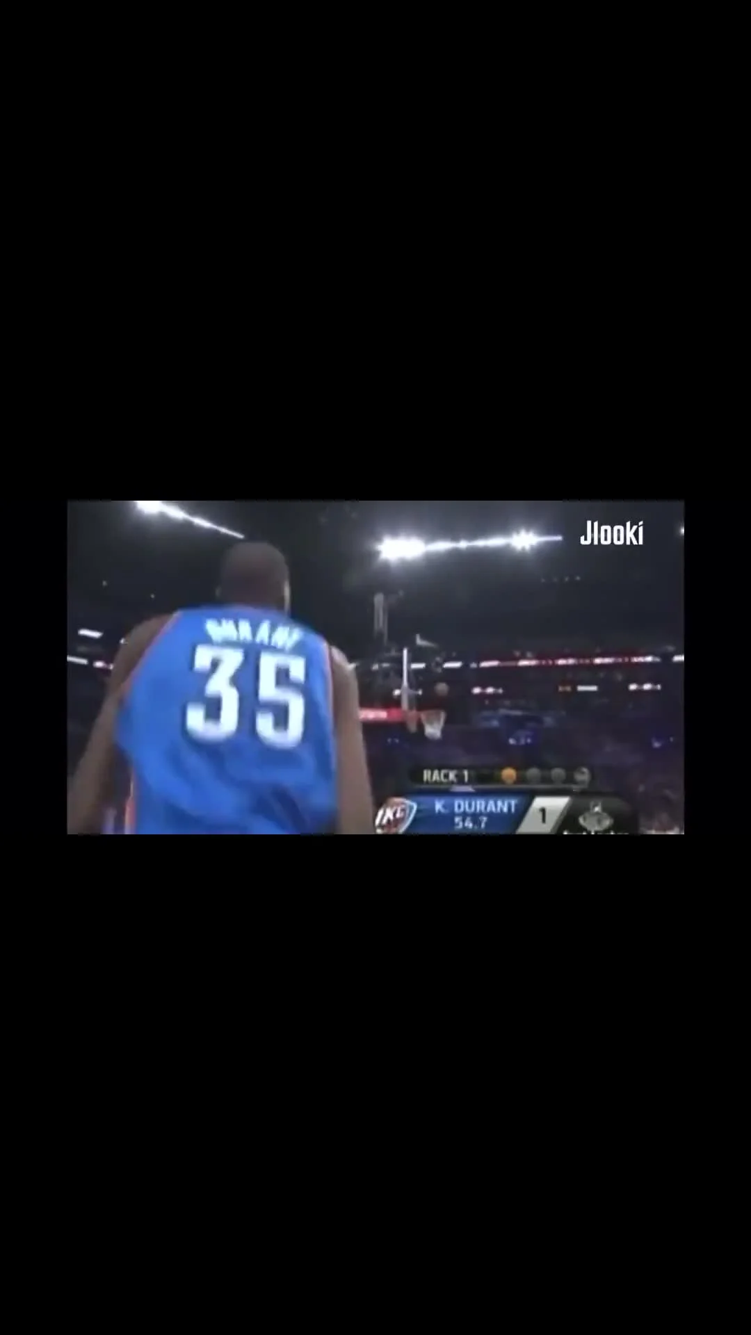 Kevin Durant Missing Shots at 3-Point Contest