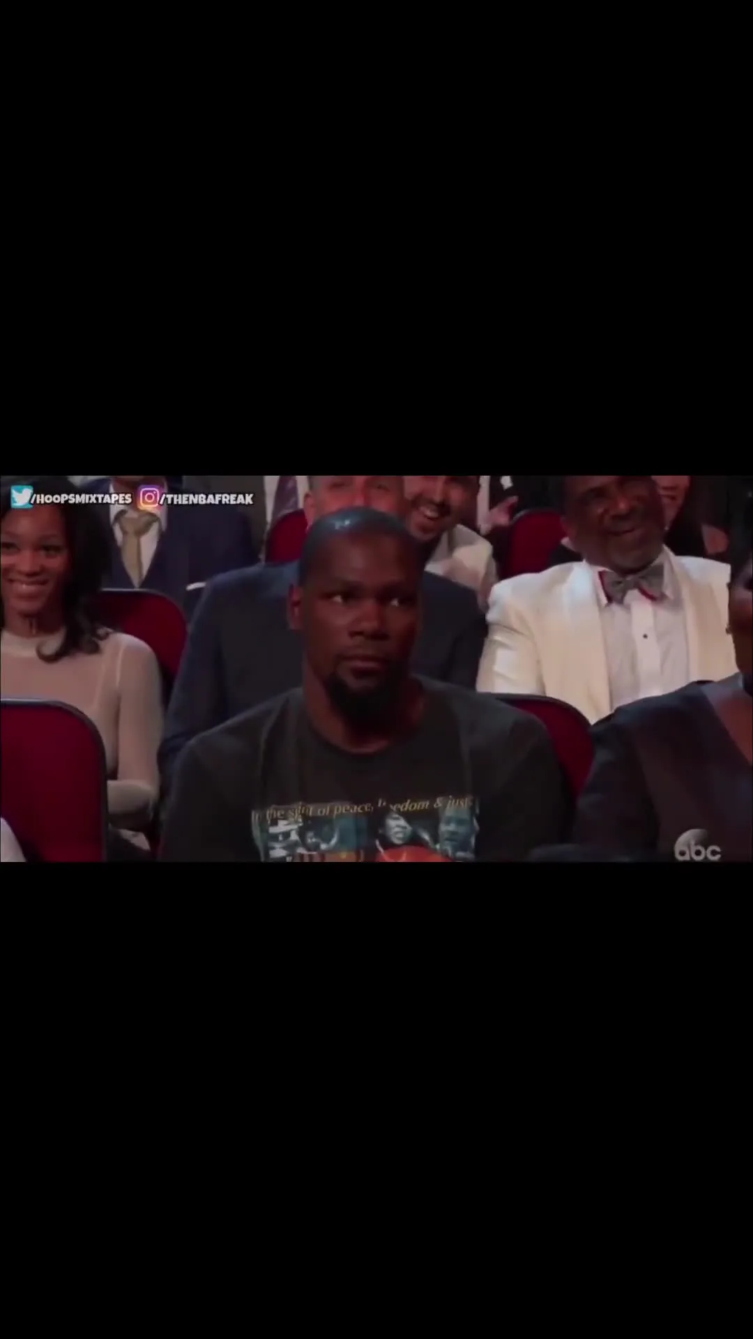 Kevin Durant Not Laughing at Joke About Him