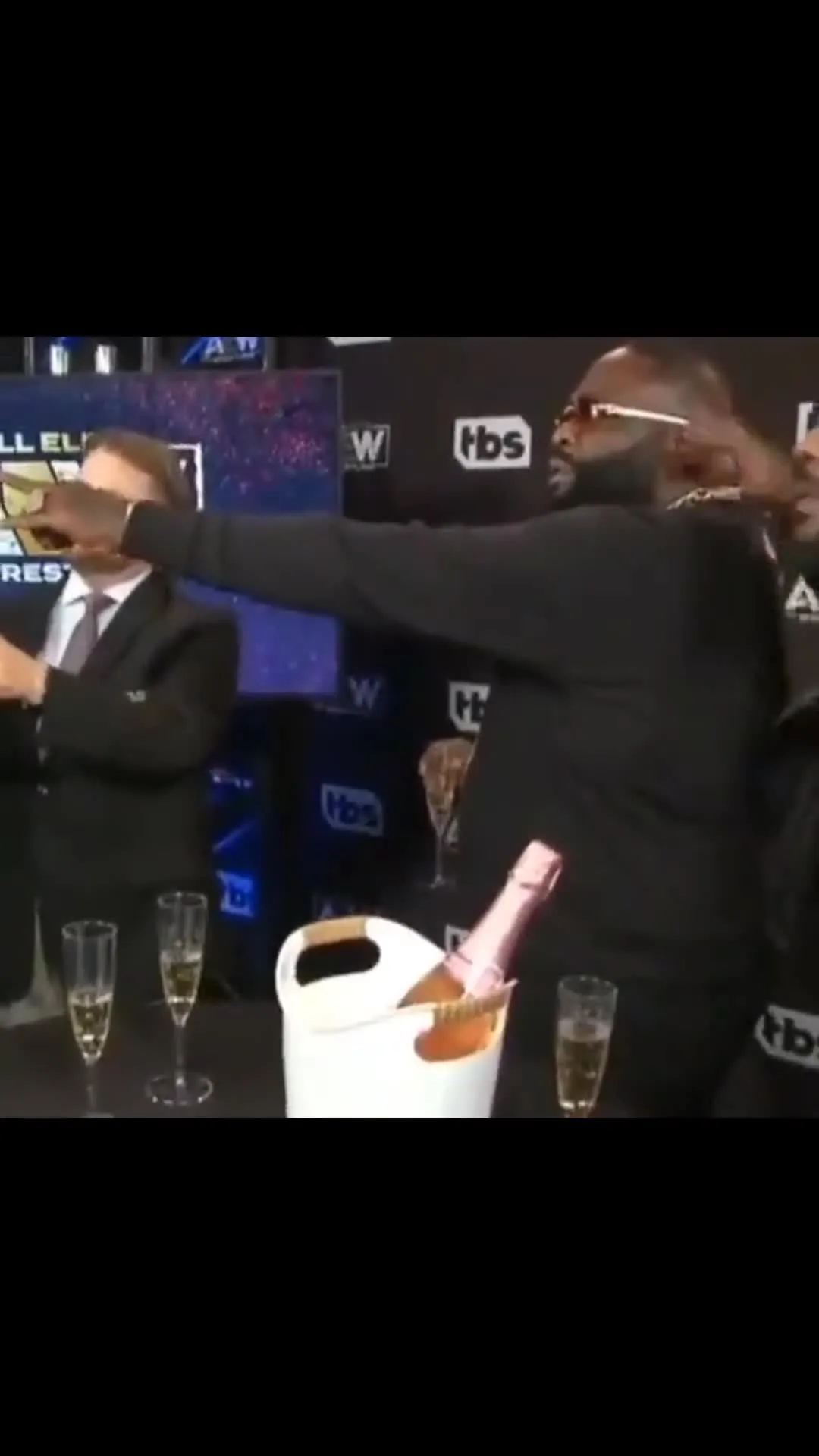 Rick Ross Confronts Keith Lee at AEW Press Conference