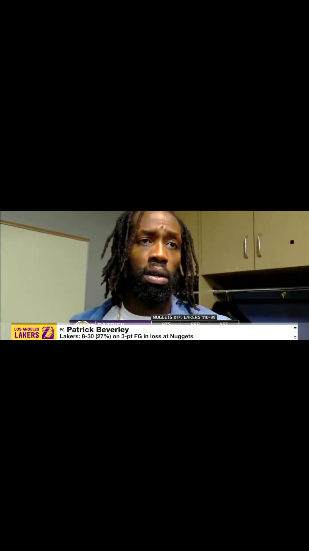 Patrick Beverley Skeptical Interview Reaction