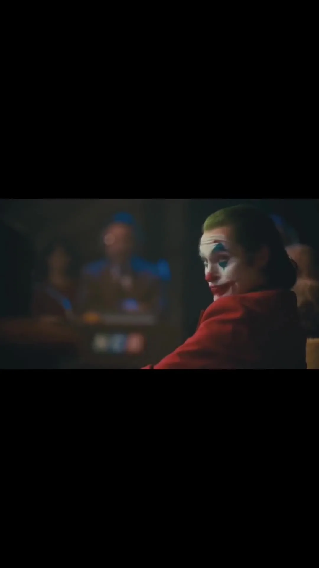 Joker Calm Glance Back on Talk Show