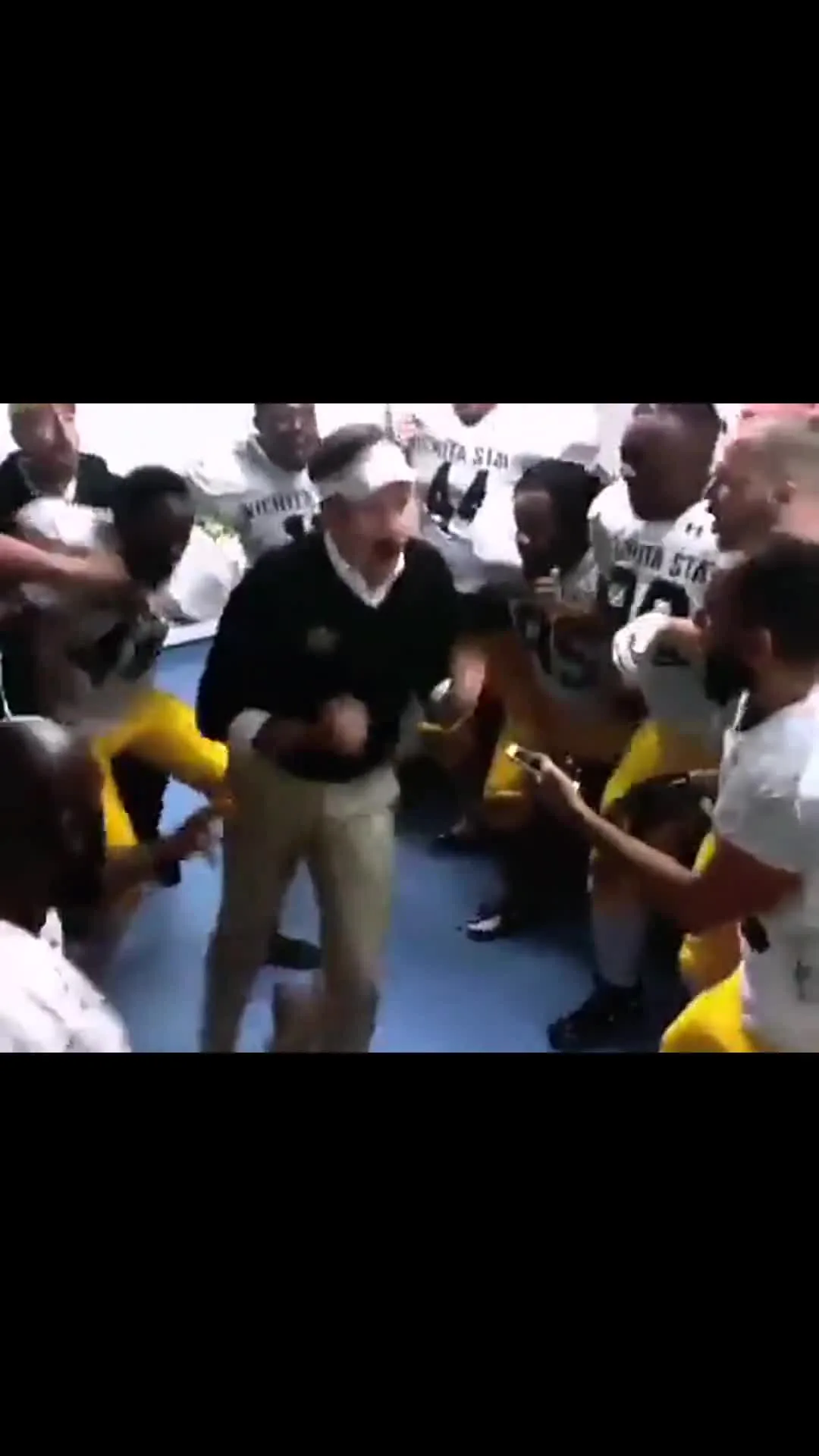 Ted Lasso Dancing in College Football Locker Room