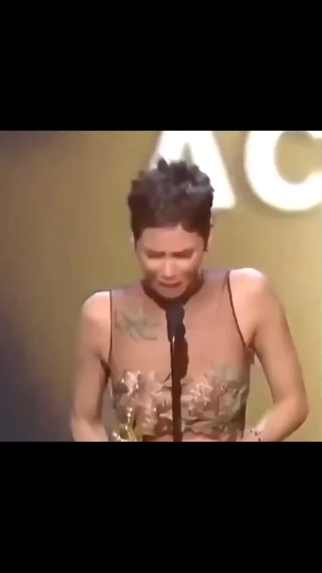 Halle Berry Winning Oscar Emotional Speech
