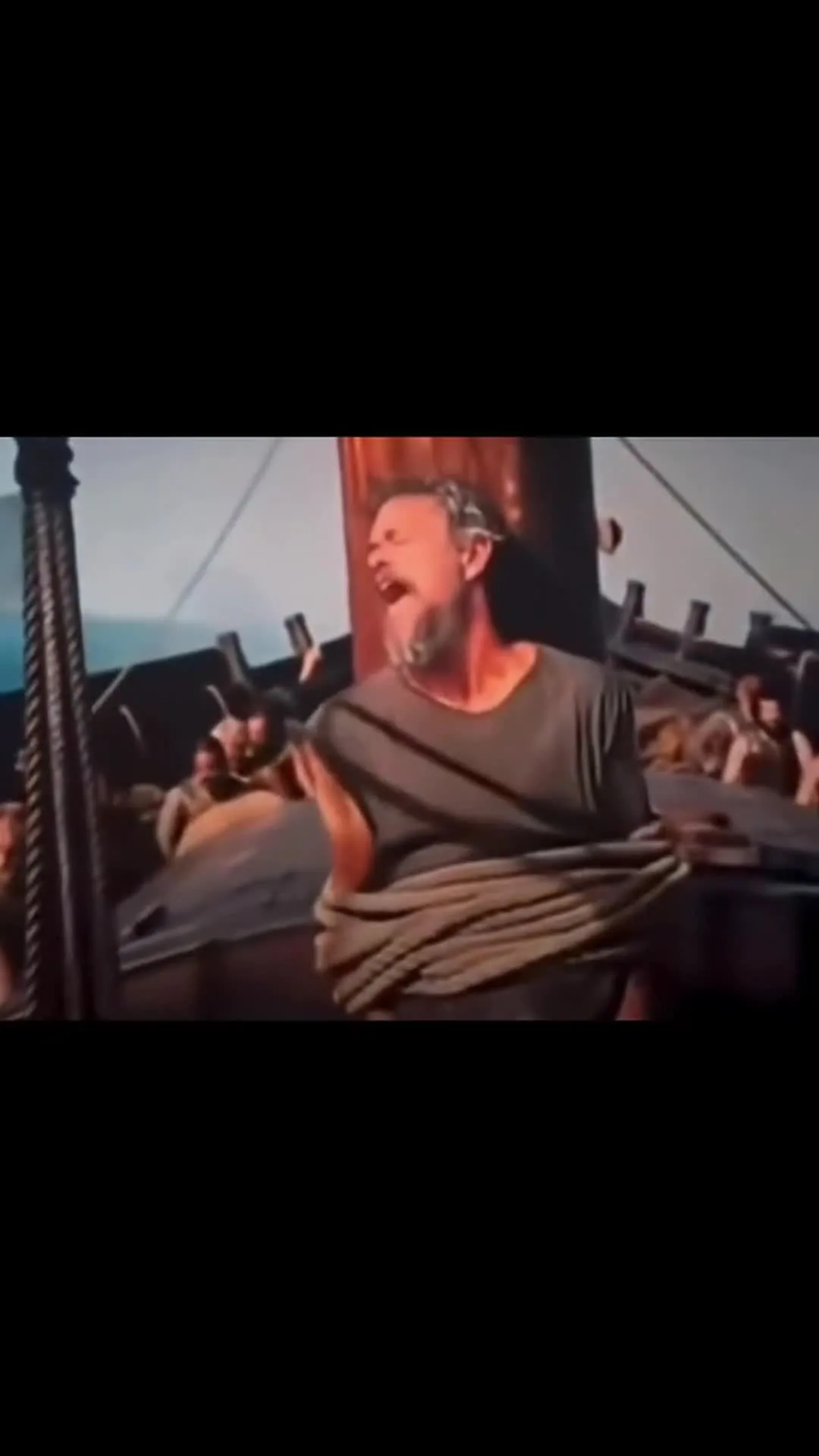 Matt Damon Odysseus Screaming (video)
