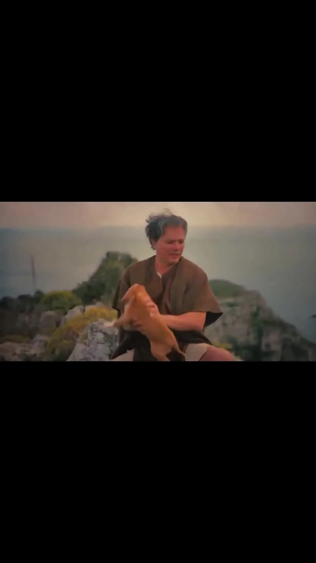 Tossing dog off cliff Odyssey