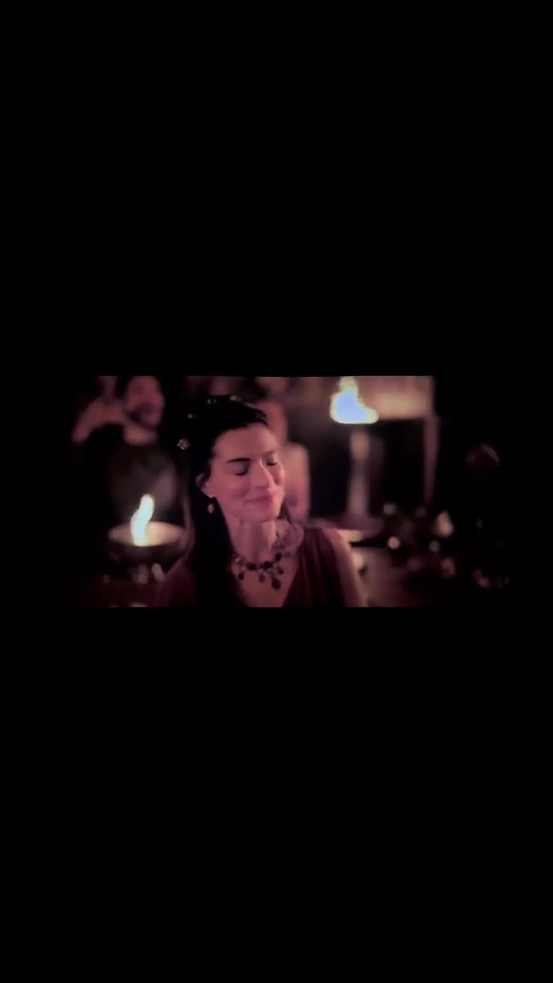 Anne Hathaway laughing over Odysseus