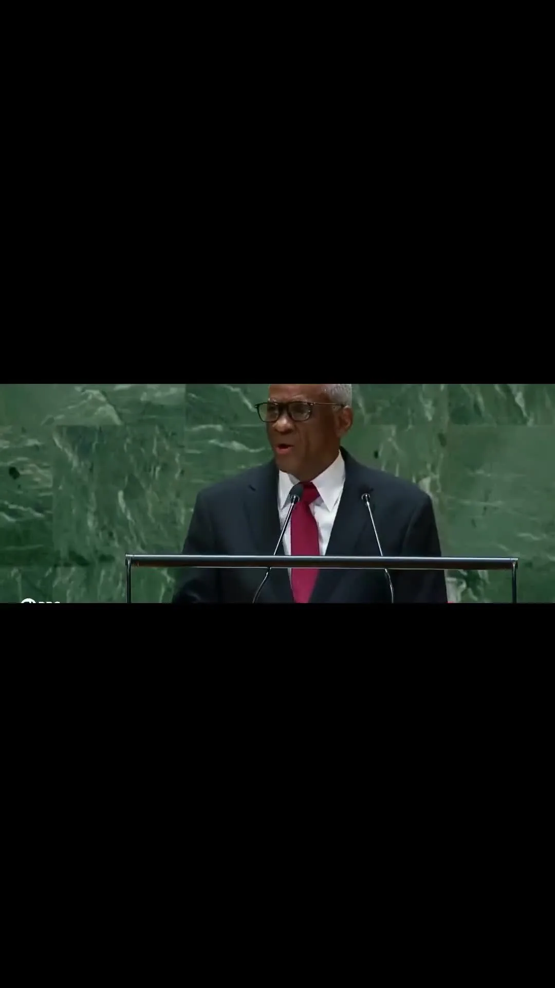 Haiti President Pouring Water on Himself