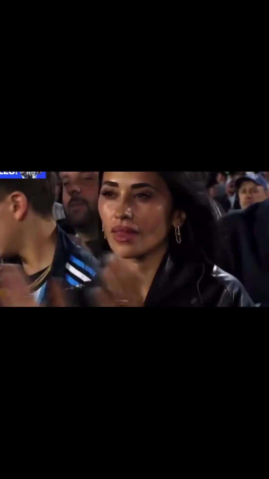 Girl clapping then guy clapping and crying