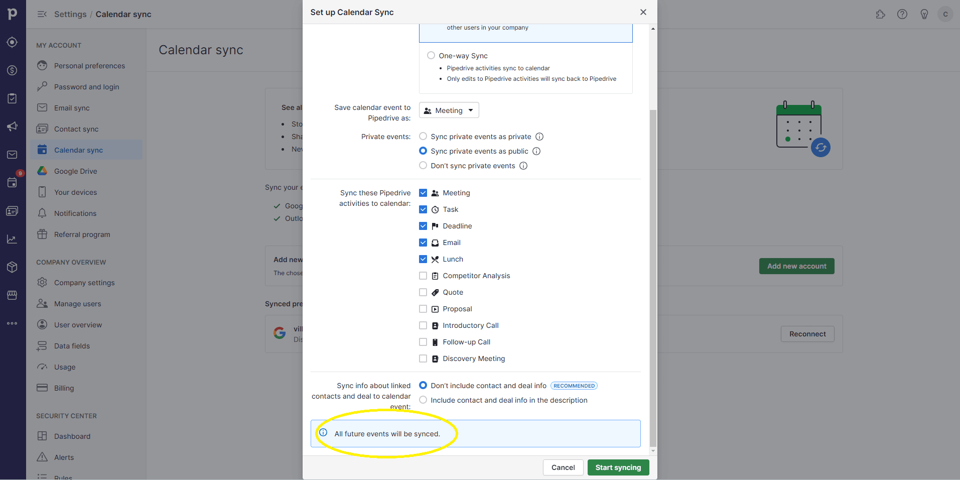 How to Sync Your Pipedrive Activities with Google Calendar or Outlook