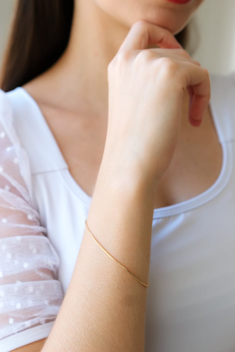 Pulseira Milano — Elegância em Ouro 18k banhada a ouro 18k — TK Semijoias