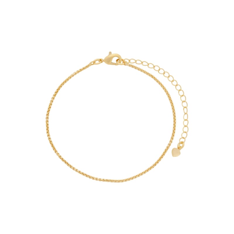 Pulseira Corrente Veneziana Ultra Fina banhada a ouro 18k — TK Semijoias