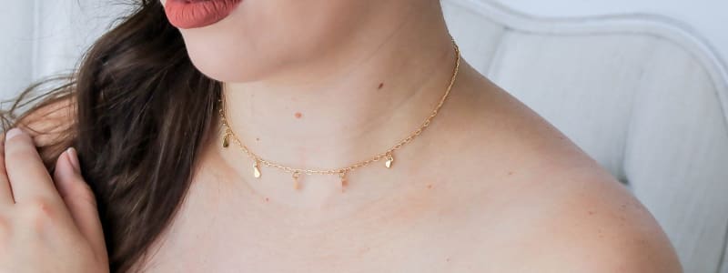 Colar Chocker Gotinhas Cartier banhada a ouro 18k — TK Semijoias