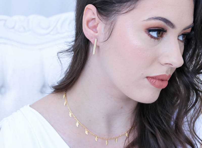 Colar Chocker Folhas Douradas Cartier banhada a ouro 18k — TK Semijoias