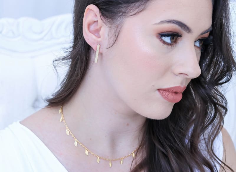Colar Chocker Folhas Douradas Cartier banhada a ouro 18k — TK Semijoias