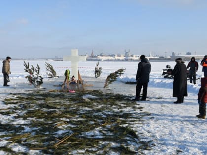 На озере Комсомольском в Казани подготовят купель для моржевания