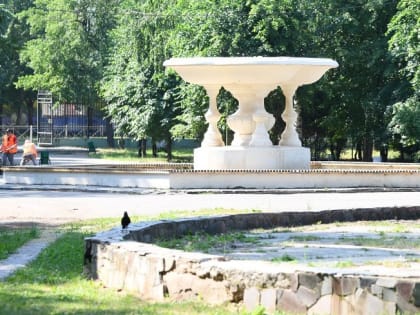 В казанском парке возобновили работу фонтана