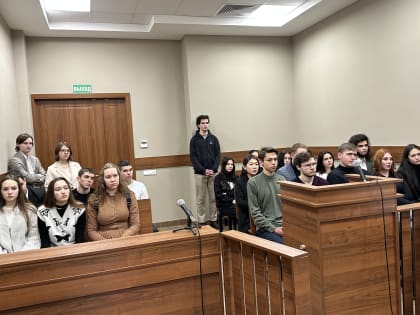 Учащиеся юридического факультета Университета управления «ТИСБИ» посетили Советский районный суд города Казани