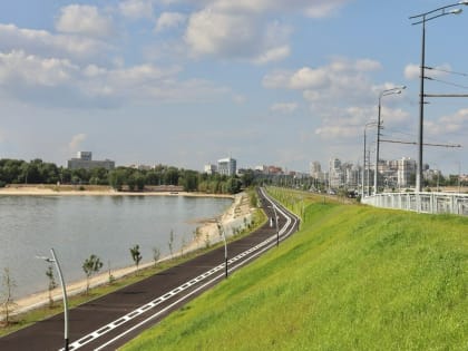 На новой велопешеходной дорожке под Кремлевской дамбой решили проводить марафоны