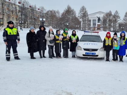 В Лениногорском центре социального обслуживания прошла акция  «Отряд ЮИД на страже города»