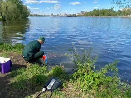 Казанцы заметили пену в Нижнем Кабане