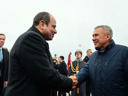 Президент Египта посетил Казань