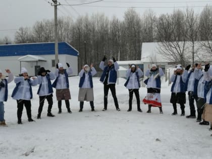 В Федоровский дом-интернат для престарелых и инвалидов посетили студенты-волонтёры из г. Казань, отряд снежного десанта «Буран».
