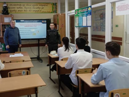 «Урок безопасности» по правилам эксплуатации снегоходов в МБОУ «Большеметескинская СОШ имени Ф.Хусни» Тюлячинского муниципального района