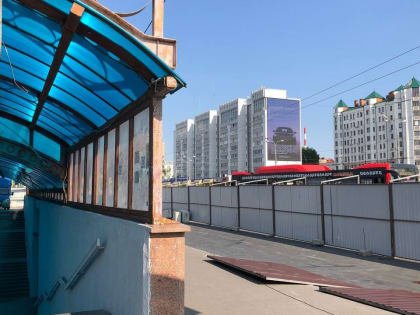 В Казани закрыли подземный переход у парка Горького